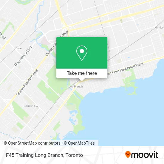 F45 Training Long Branch map