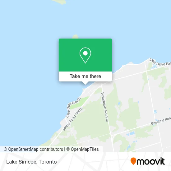 Lake Simcoe map