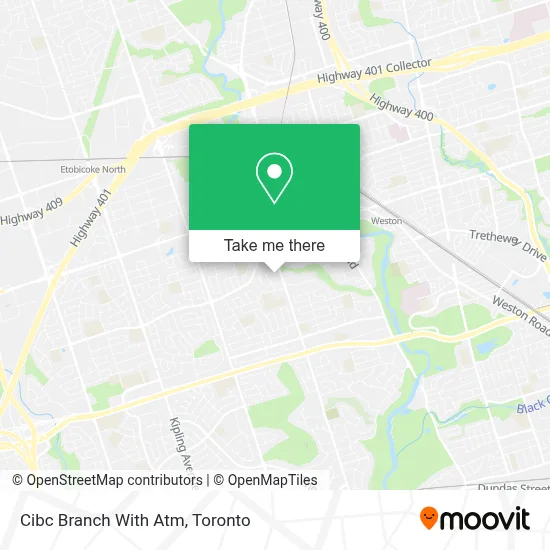 Cibc Branch With Atm map