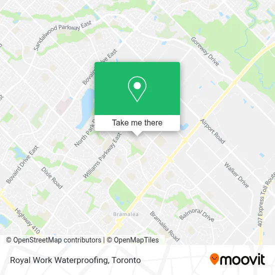 Royal Work Waterproofing map