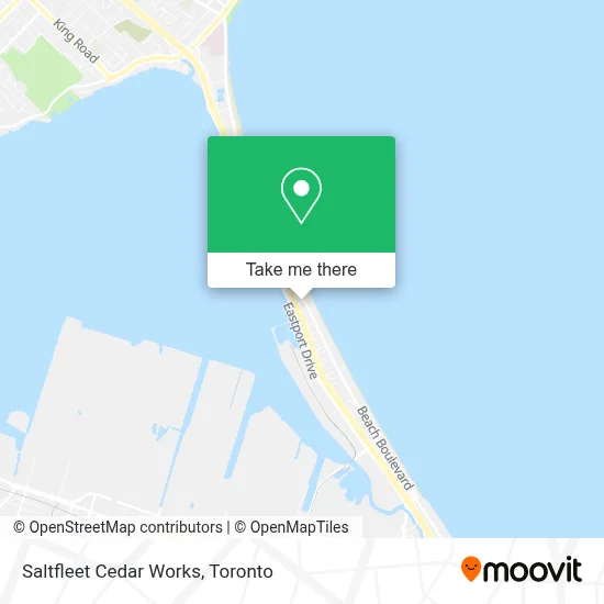 Saltfleet Cedar Works map