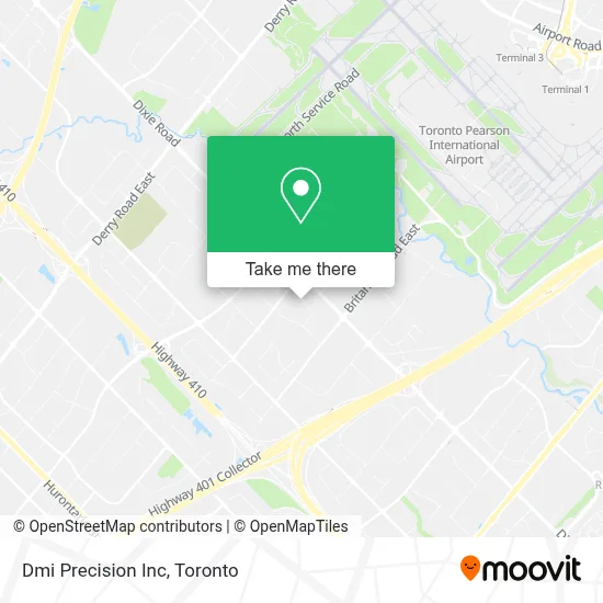 Dmi Precision Inc map
