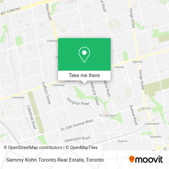 Sammy Kohn Toronto Real Estate map