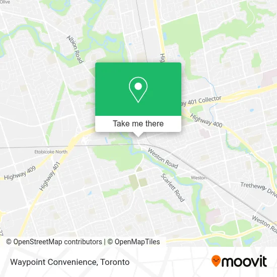 Waypoint Convenience map