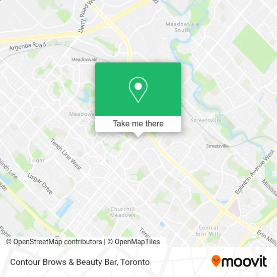 Contour Brows & Beauty Bar map