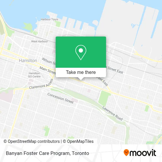 Banyan Foster Care Program map