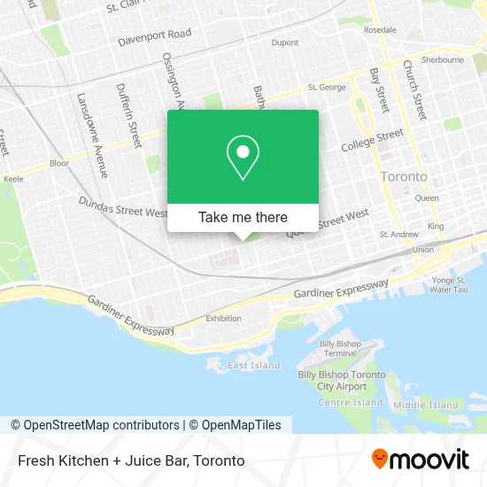 Fresh Kitchen + Juice Bar map