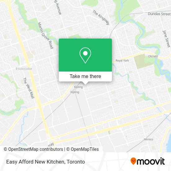 Easy Afford New Kitchen map