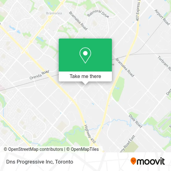 Dns Progressive Inc map