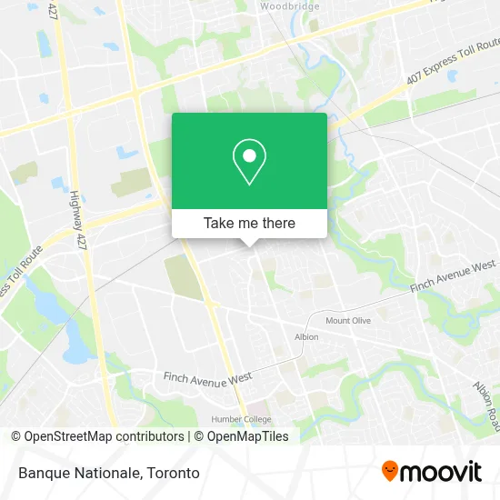 Banque Nationale map