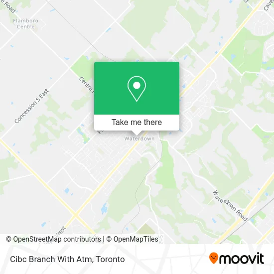 Cibc Branch With Atm map