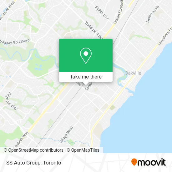 SS Auto Group map