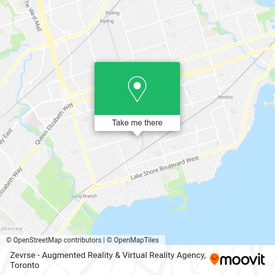Zevrse - Augmented Reality & Virtual Reality Agency map