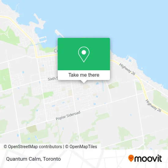 Quantum Calm map