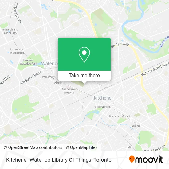 Kitchener-Waterloo Library Of Things plan