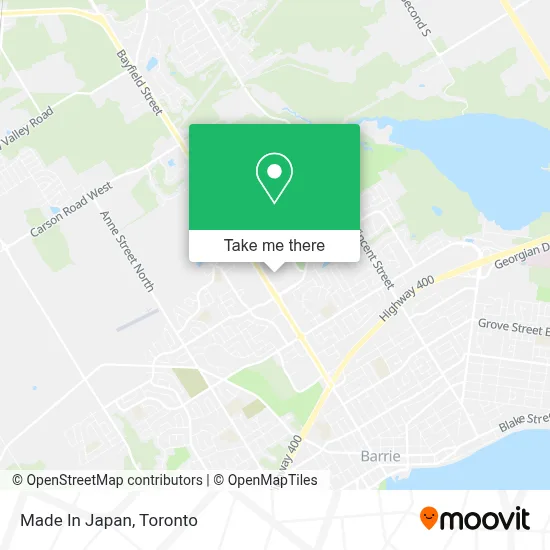Made In Japan map