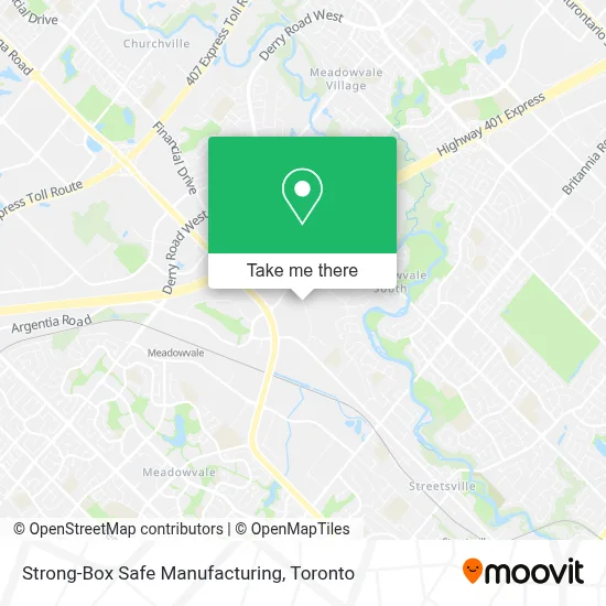 Strong-Box Safe Manufacturing map