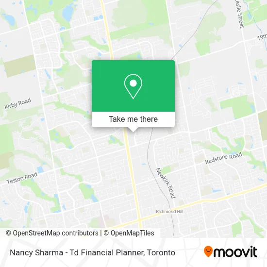 Nancy Sharma - Td Financial Planner map