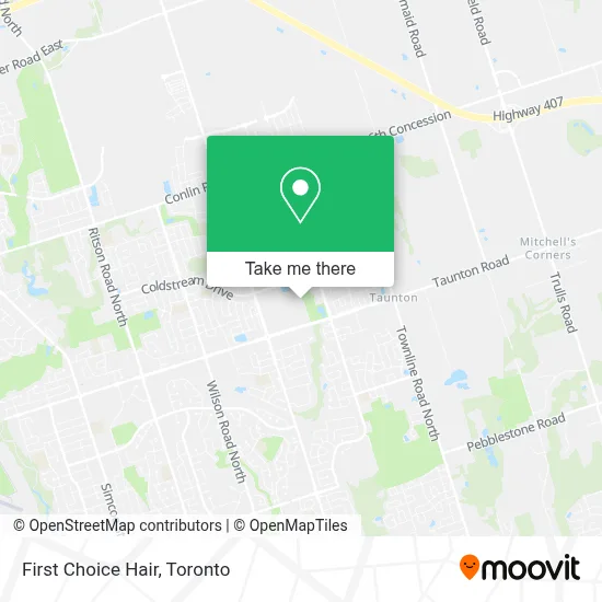 First Choice Hair map