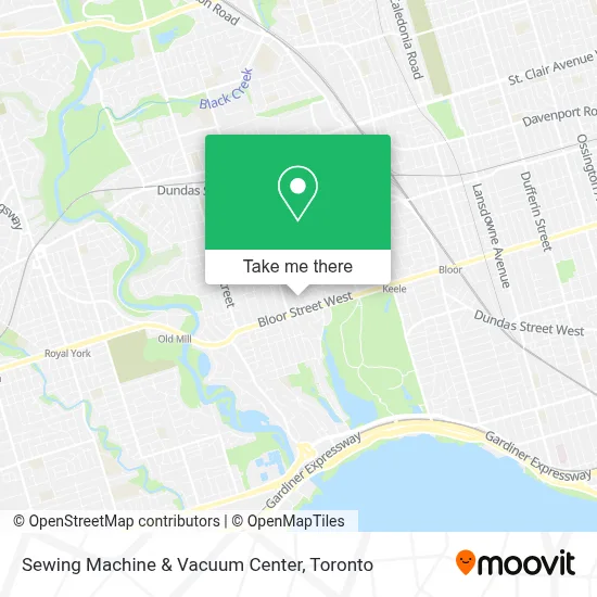 Sewing Machine & Vacuum Center map