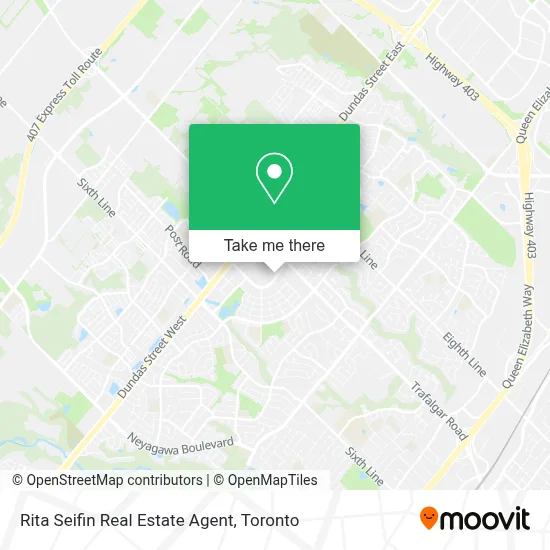 Rita Seifin Real Estate Agent map