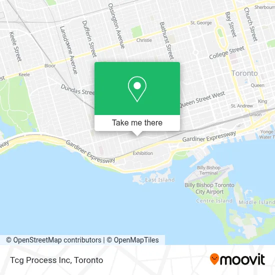 Tcg Process Inc map