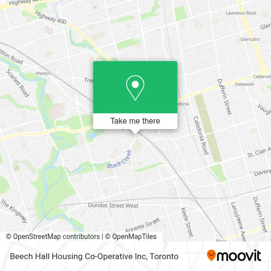 Beech Hall Housing Co-Operative Inc map