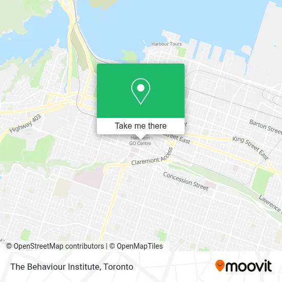 The Behaviour Institute map