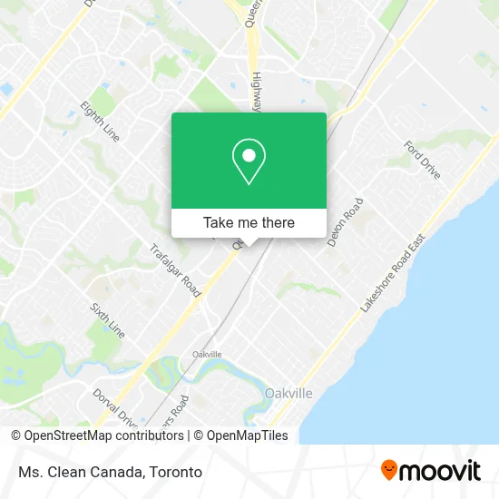 Ms. Clean Canada map