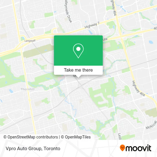 Vpro Auto Group map