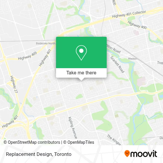 Replacement Design map