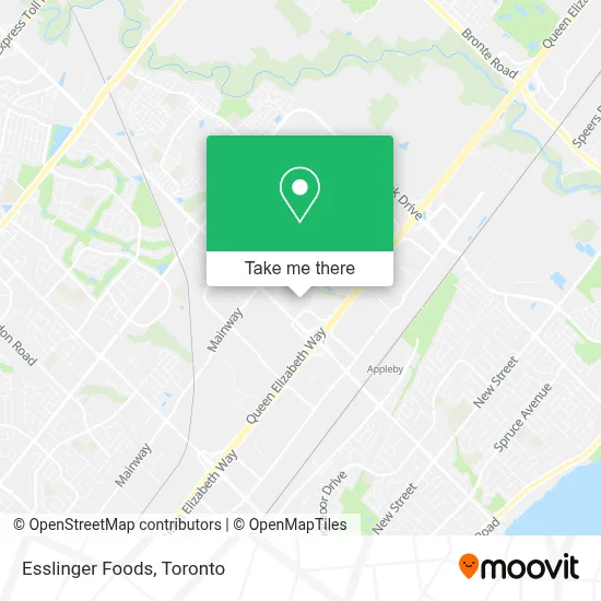 Esslinger Foods map