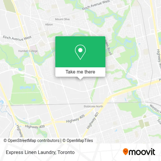 Express Linen Laundry map