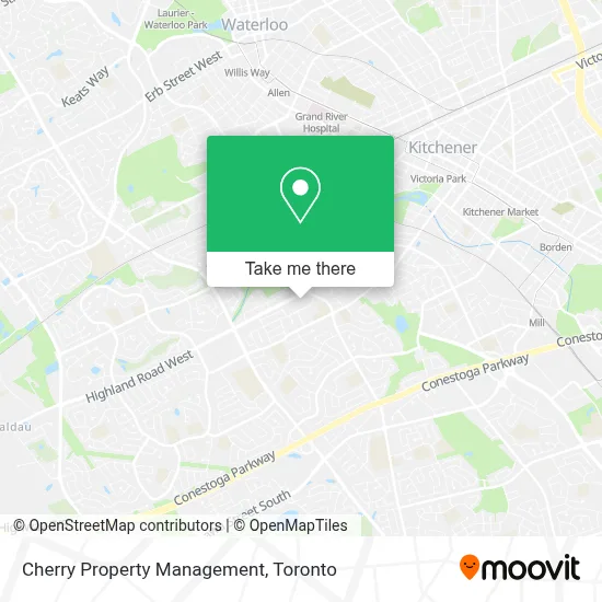 Cherry Property Management map