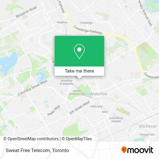 Sweat Free Telecom map