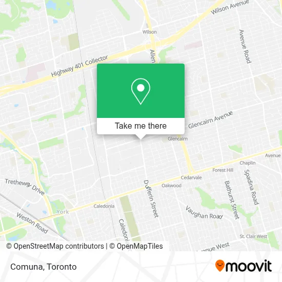 Comuna map