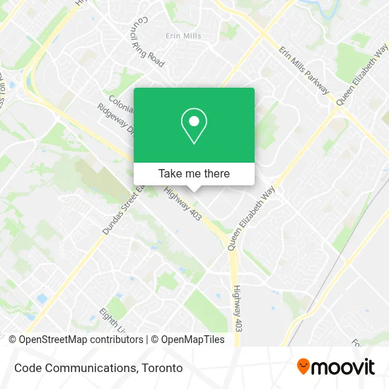 Code Communications map