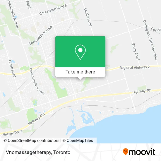 Vnomassagetherapy map