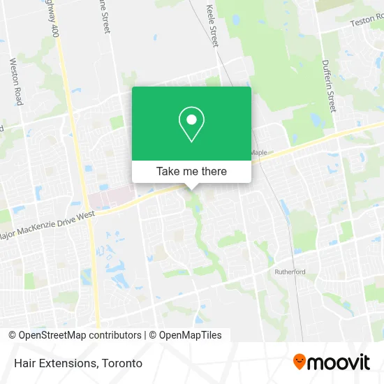 Hair Extensions map