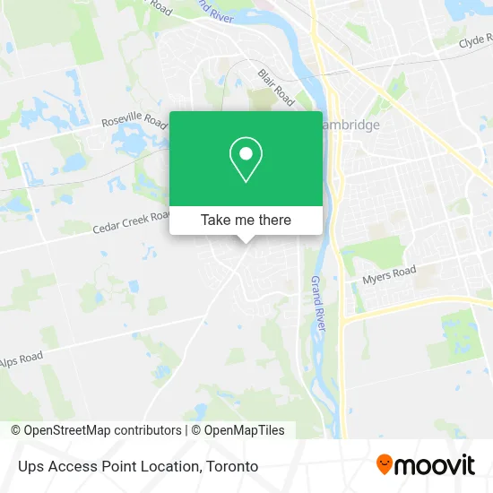 Ups Access Point Location plan