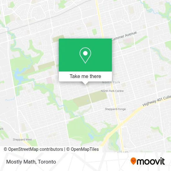 Mostly Math map