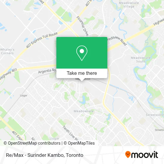 Re/Max - Surinder Kambo map