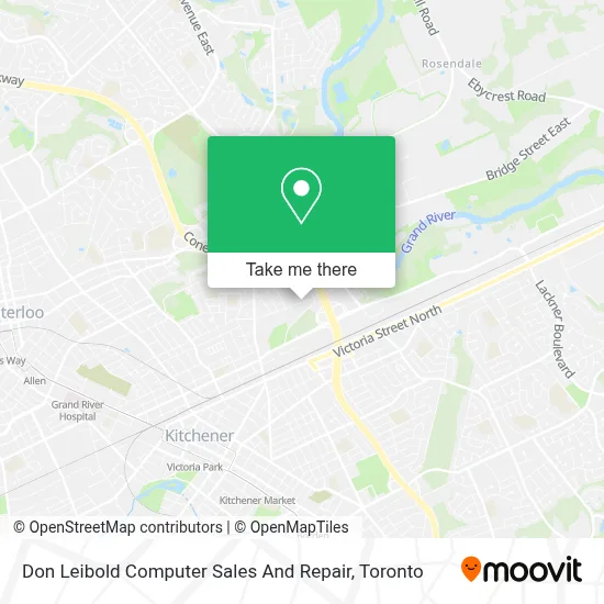 Don Leibold Computer Sales And Repair map