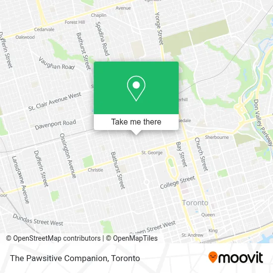 The Pawsitive Companion map