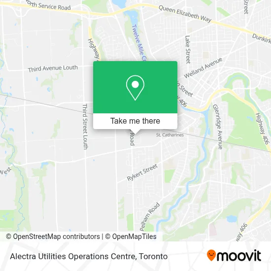 Alectra Utilities Operations Centre map