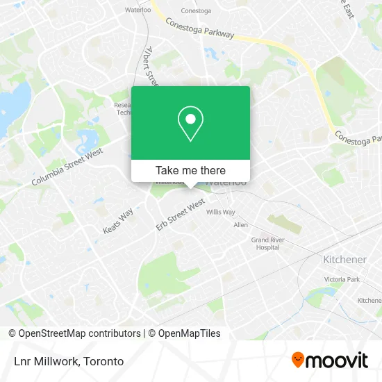 Lnr Millwork map