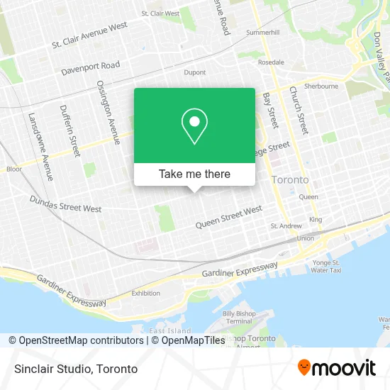 Sinclair Studio map