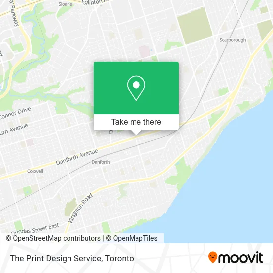 The Print Design Service map