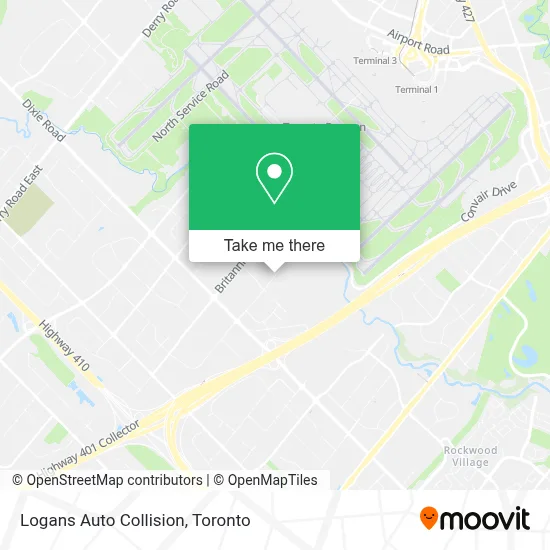 Logans Auto Collision map
