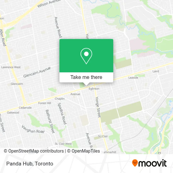 Panda Hub map